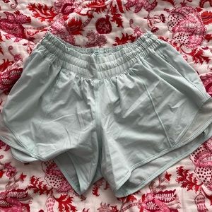 Delicate Mint Lululemon Hotty Hot Shorts